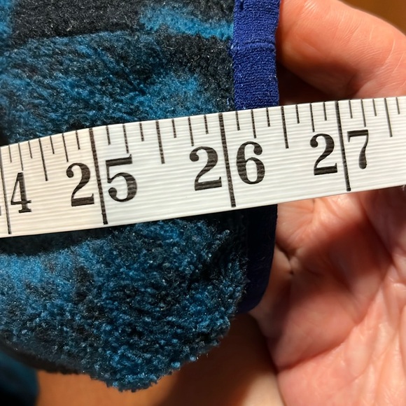 Patagonia Synchilla Snap-T Fleece Pullover Blue Forge Aztec Men’s M Women’s L - Picture 14 of 16